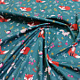 Cotton fabric Fox and squirrel