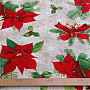 Christmas decorative fabric Christmas rose PASCUA