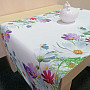 Christmas tablecloth and shawls Spring meadow