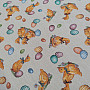 Tapestry fabric YELLOW BURNS