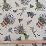 Tapestry fabric LAVANDER ALLOVER