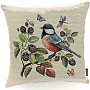 Tapestry cushion cover A HAWK BIRD ON A BARBERRY
