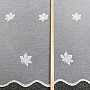 Embroidered luxury curtain - leaves