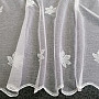 Embroidered luxury curtain - leaves