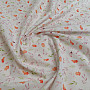 Cotton fabric LEAVES