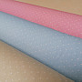 Cotton fabric polka dot light blue