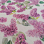 Lilac decorative fabric