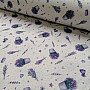 Lavender flower pots decorative fabric