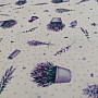 Lavender flower pots decorative fabric