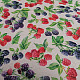 Decorative fabric Raspberries and blackberries