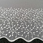 Embroidered curtain 541 white