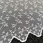 Luxury embroidered curtain TINY WHITE Twig