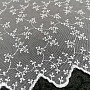 Luxury embroidered curtain TINY WHITE Twig