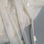 Voial cream curtain with gold embroidery II