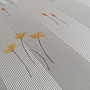 White-striped veil curtain with flowers 829291/05