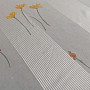 White-striped veil curtain with flowers 829291/05