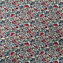 Cotton fabric Apollo flowers pink-blue