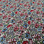 Cotton fabric Apollo flowers pink-blue