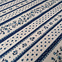 Cotton fabric MAJOLIKA blue stripe