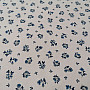 Cotton fabric MAJOLIKA blue flower