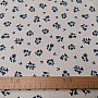 Cotton fabric MAJOLIKA blue flower