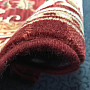 Luxury wool carpet PRAGUE red / beige
