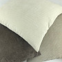 Pillow-case LUIS ARCO 48x48 beige-gray