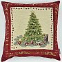 Christmas decorative pillow TREE IN FRAME