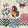 Tapestry cushion cover FEEL BUTTERFLY 2