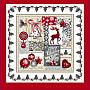 Tapestry cushion cover MERRY CHRISTMAS