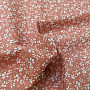 Cotton fabric FLOWERS DITA salmon