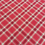 Decorative fabric TISSE rouge/lin
