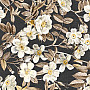 Decorative fabric  LEIRE black