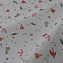 Cotton fabric LEAVES PAVLA