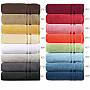Luxury towel and bath towel MANHATTAN GOLD 221 red