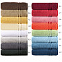 Luxury towel and bath towel MANHATTAN GOLD 421 green