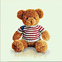 Tapestry pillow-case TEDDY BEAR