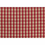 Decorative fabric MERIGNAC 6047/001 beige/rouge