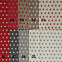 Cotton fabric MINI HEART 01