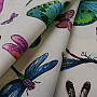 Decorative fabric Butterflies and Dragonflies