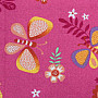 Children's carpet in length PAPILLON 66 pink