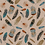 Decorative fabric OTONO FEATHERS 601 digital print