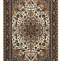 Luxury acrylic carpet RAZIA 5503 brown / white