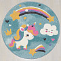 Children's rug PASTEL unicorn