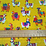 Decorative fabric LAMA yellow