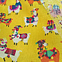Decorative fabric LAMA yellow