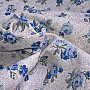 Decorative fabric ROSES blue