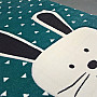 Children carpet PASTEL Bunny turquoise