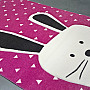 Children carpet PASTEL Bunny pink