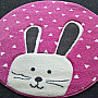 Children carpet PASTEL Bunny pink